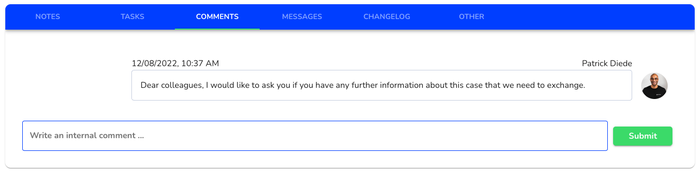 Live chat